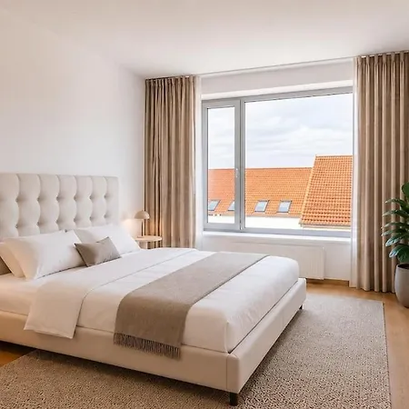 Design Penthouse With Private Rooftop Jacuzzi & Ac Апартаменты Прага